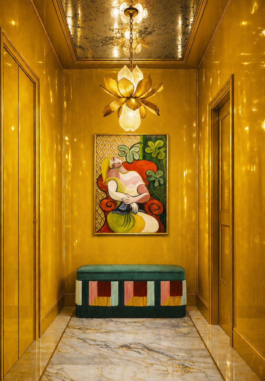 Entrance concept design for one of the two projects in the new Robert.A.M Stern residience.