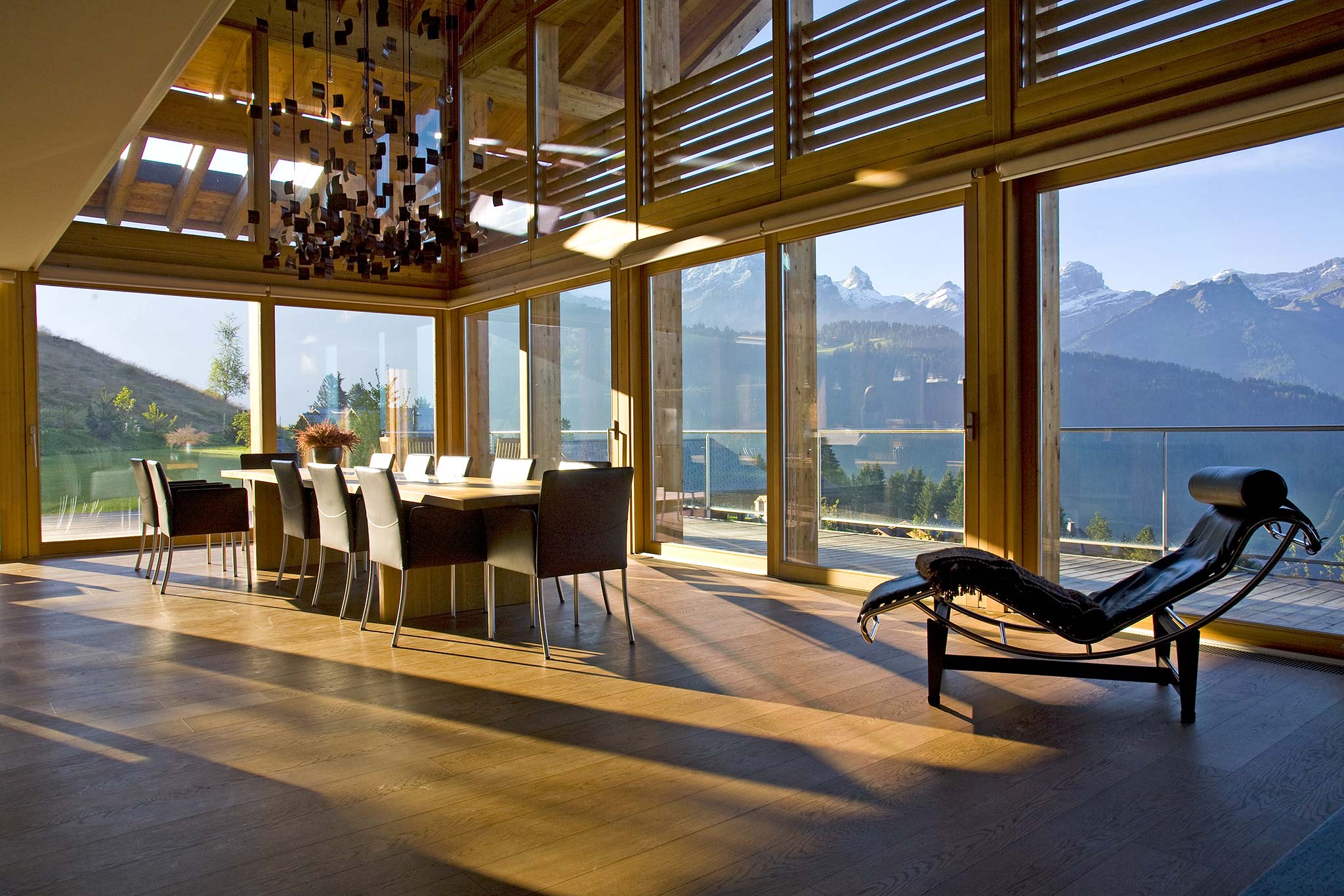 Swiss Chalet House Design   Luxury Swiss Ski Chalet Solais Callender Howorth 041 