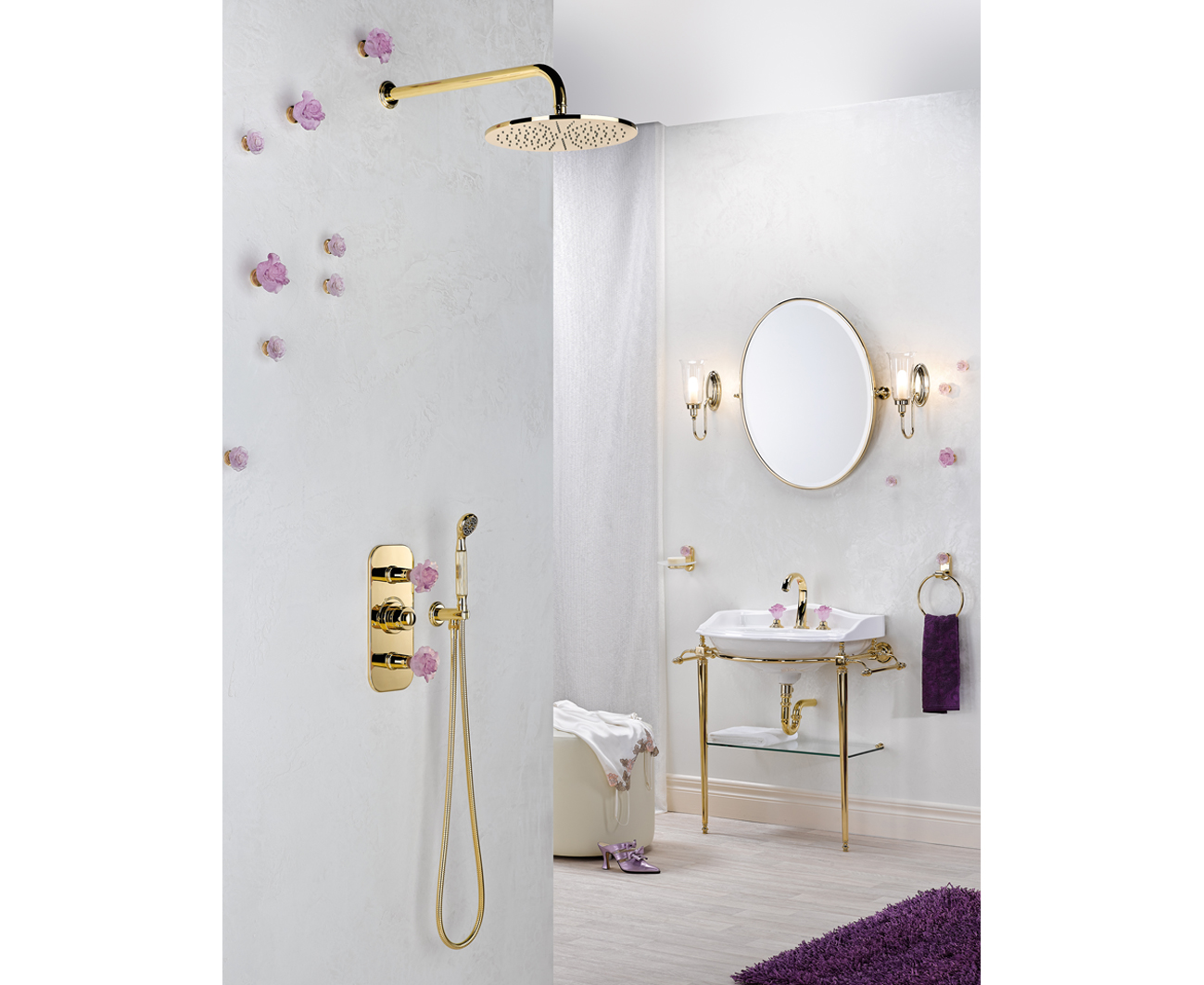 Bathroom Design Flowers