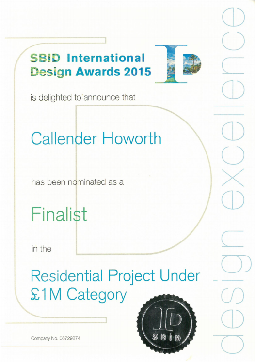 Callender Howorth International Award