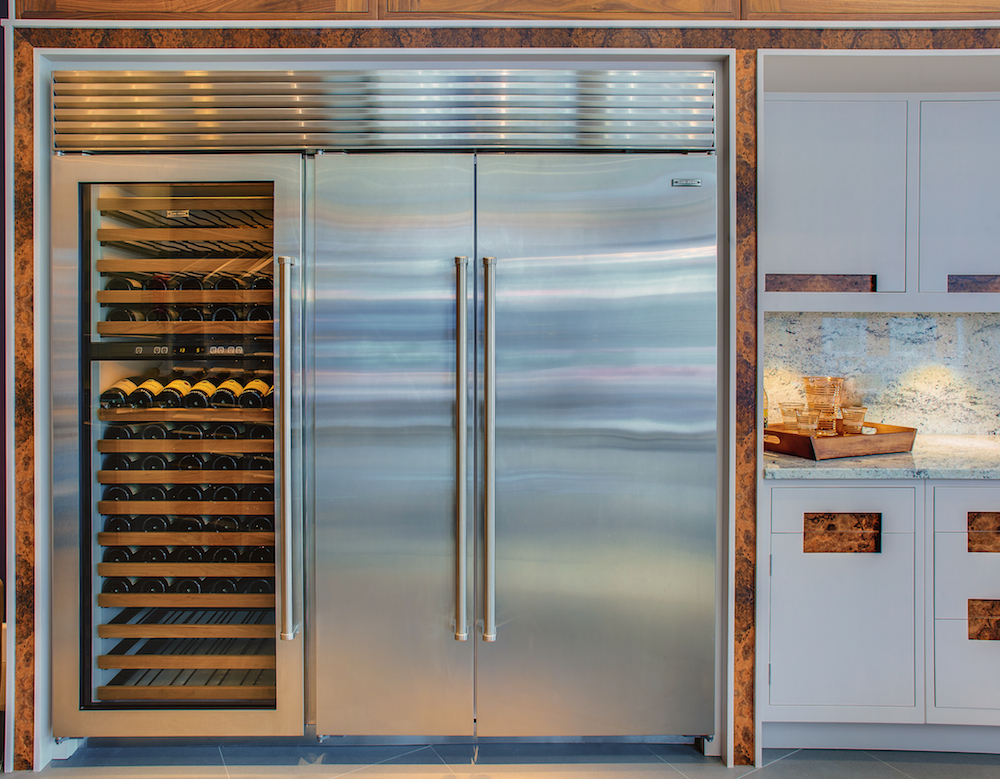 Wine Cooler In Dining Room Sub Zero