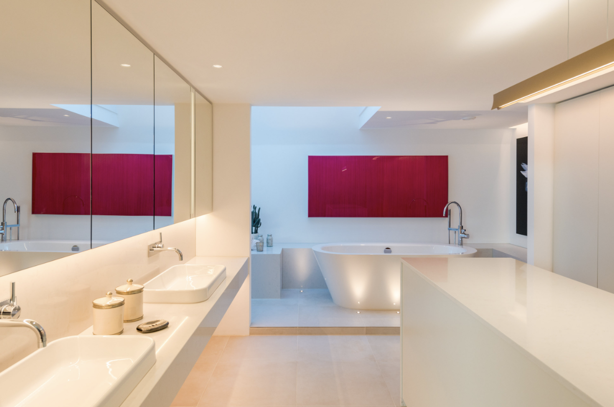 luxury bathroom by Callender Howorth Interior Design