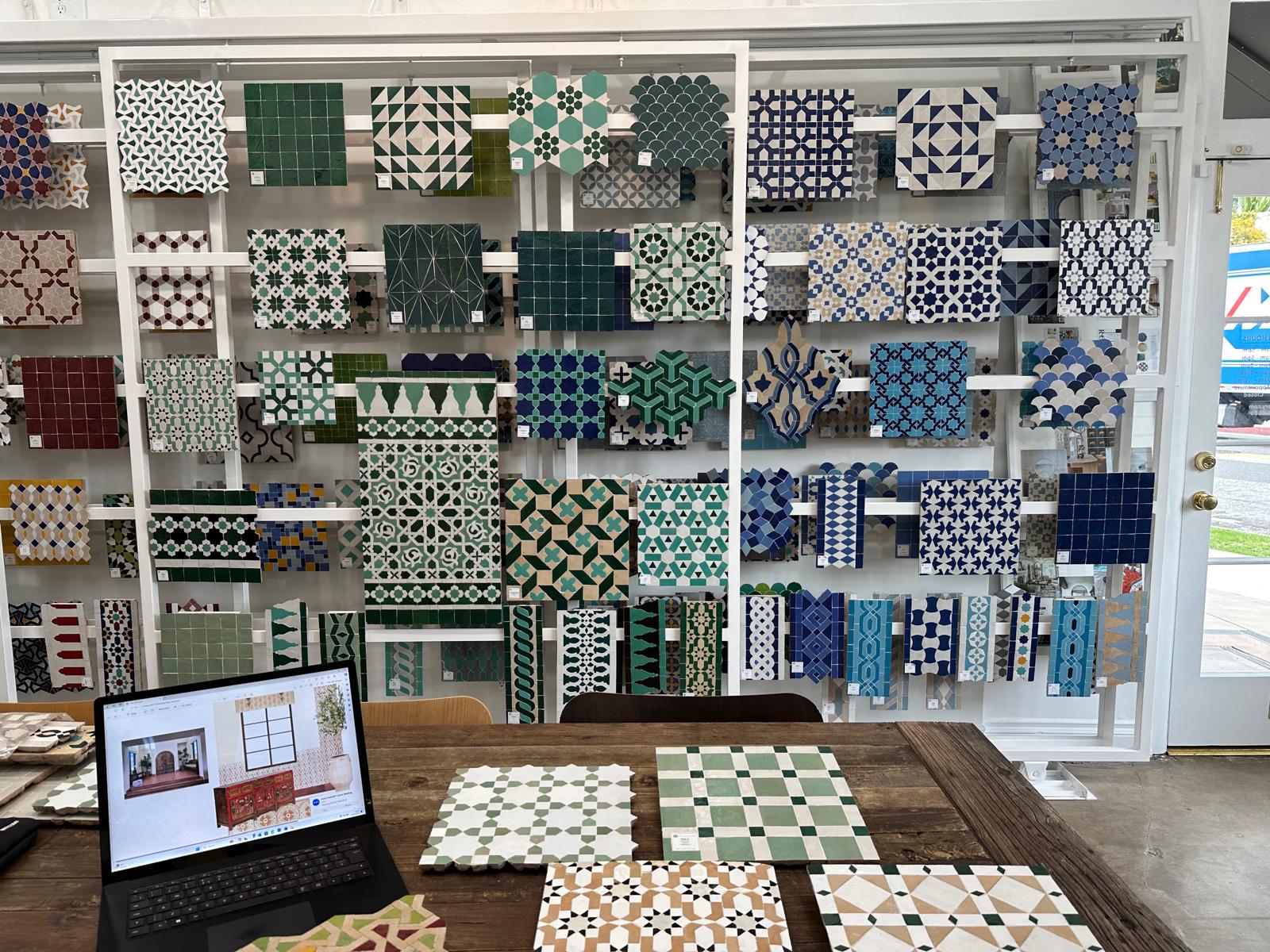 Sourcing Moroccan tiles at Zellij Gallery